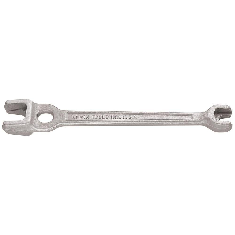 Klein Tools Open End Wrench Double End Head, 27 mm x 30 mm;17 mm x