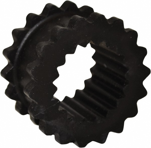 Flexible Coupling: One Piece Solid Sleeve, EPDM, 1-9/16" OAL