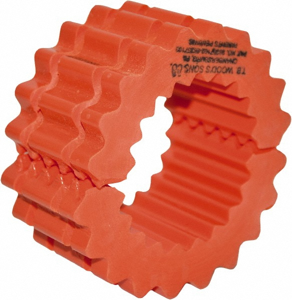 Flexible Coupling: 2-Piece Sleeve, Hytrel, 1-7/8" OAL