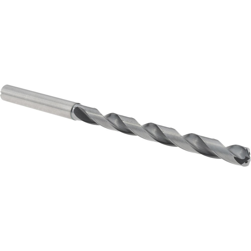 Taper Length Drill Bit: Series MDW-HGS, 14 mm Dia, 135 ° Point, Solid Carbide