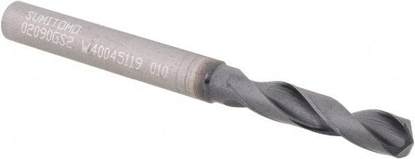 Sumitomo U101055 Screw Machine Length Drill Bit: 0.209" Dia, 135 °, Solid Carbide 