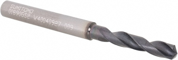 Sumitomo U101044 Screw Machine Length Drill Bit: 0.189" Dia, 135 °, Solid Carbide Image