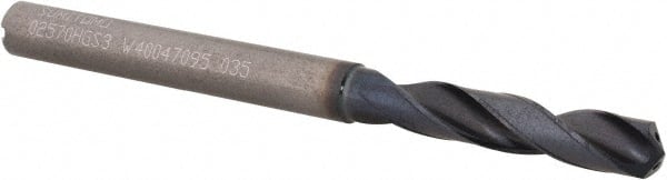 Sumitomo U101076 Screw Machine Length Drill Bit: 0.257" Dia, 135 °, Solid Carbide 