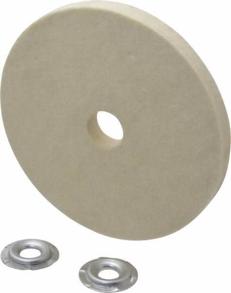 Unmounted Polishing Wheel Buffing Wheel: 6" Dia, 1/2" Thick, 1" Arbor Hole Dia