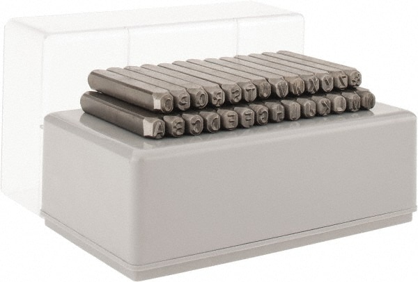 C.H. Hanson 21201 Heavy-Duty Stamp Set: 1/2" Character, 27 pc 