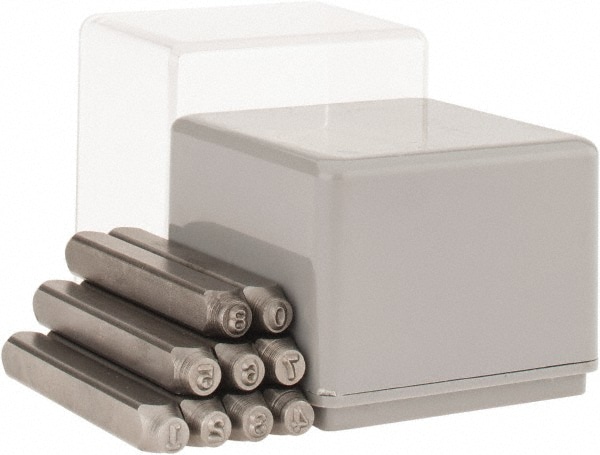 C.H. Hanson 21320 Heavy-Duty Stamp Set: 1/16" Character, 9 pc 