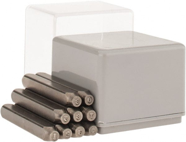 Heavy-Duty Stamp Set: 3/32" Character, 9 pc