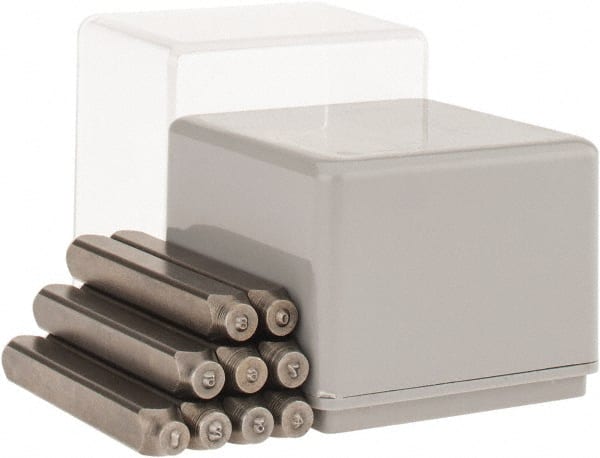 Heavy-Duty Stamp Set: 1/8" Character, 9 pc