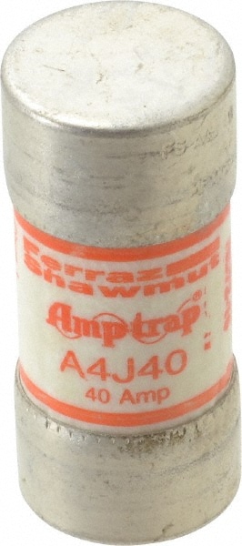 Ferraz Shawmut A4J40 Cylindrical Fast-Acting Fuse: J, 40 A, 27 mm Dia Image