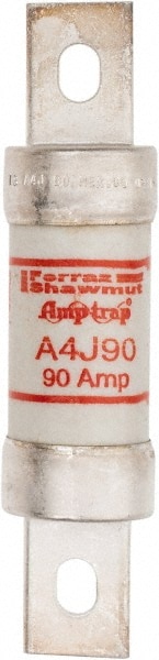 Ferraz Shawmut A4J90 Cylindrical Fast-Acting Fuse: J, 90 A, 4-5/8" OAL, 1-1/8" Dia 