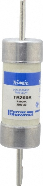 Ferraz Shawmut TR200R Cylindrical Time Delay Fuse: RK5, 200 A, 40.3 mm Dia Image