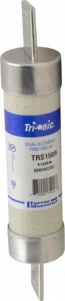 Ferraz Shawmut TRS150R Cylindrical Time Delay Fuse: RK5, 150 A, 9-5/8" OAL, 1-13/16" Dia Image