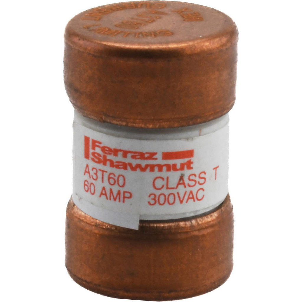 Ferraz Shawmut General Purpose Fuse: Fast-Acting, T, 60 A - 7/8" OAL, GMG | Part #A3T60