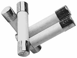 Cylindrical Time Delay Fuse: 0.38 A, 1-1/4" OAL, 1/4" Dia