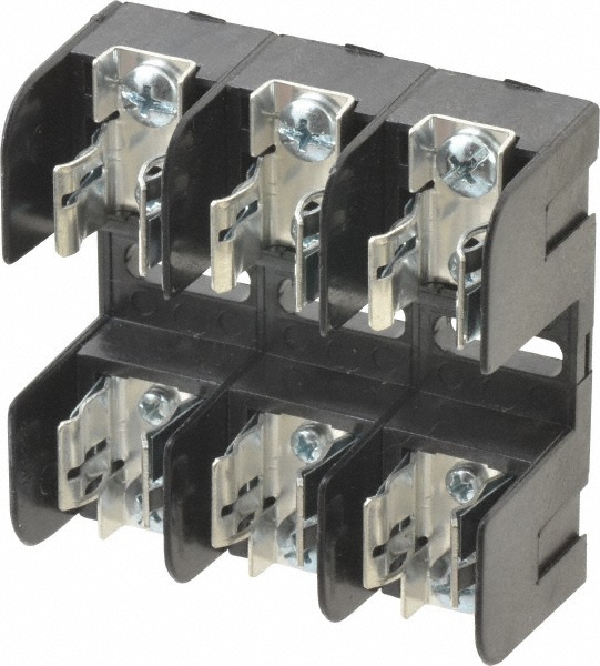 Ferraz Shawmut 3 Pole, 250 VAC/VDC, 30 Amp, Screw Mount Fuse Block