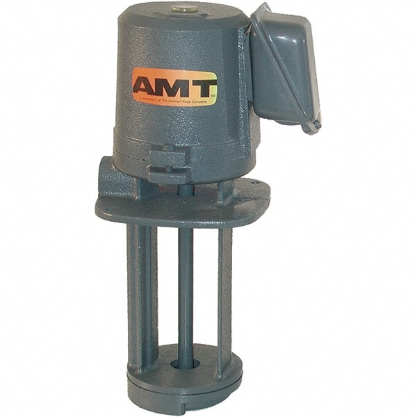 American Machine & Tool 5380-999-95 Immersion Pump: 1/8 hp, 115/230V, 0.7/0.35A, 1 Phase, 3,450 RPM, Cast Iron Housing 