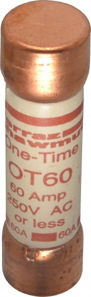 General Purpose Fuse: Fast-Acting, K5, 60.0000 A - 3" OAL, Paper & Polyester