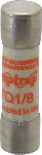 Ferraz Shawmut ATQ1/8 Cylindrical Time Delay Fuse: 0.13 A, 10.3 mm Dia 