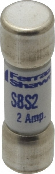 Cylindrical Fast-Acting Fuse: 2 A, 10.3 mm Dia
