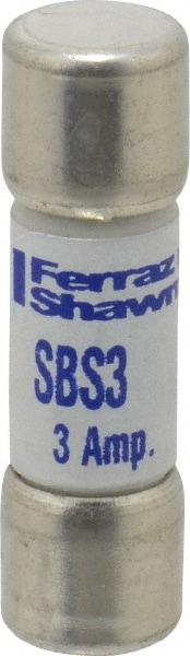 Cylindrical Fast-Acting Fuse: 3 A, 10.3 mm Dia