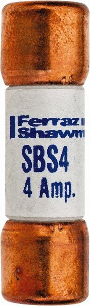 Cylindrical Fast-Acting Fuse: 4 A, 10.3 mm Dia