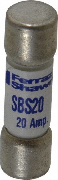 Cylindrical Fast-Acting Fuse: 20 A, 10.3 mm Dia