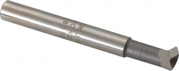Back Chamfer Boring Bar: 7/16" Min Bore, 5/8" Max Depth, High Speed Steel