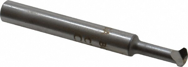 Back Chamfer Boring Bar: 1/4" Min Bore, 1/2" Max Depth, C2