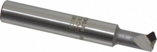 Back Chamfer Boring Bar: 9/16" Min Bore, 3/4" Max Depth, C2