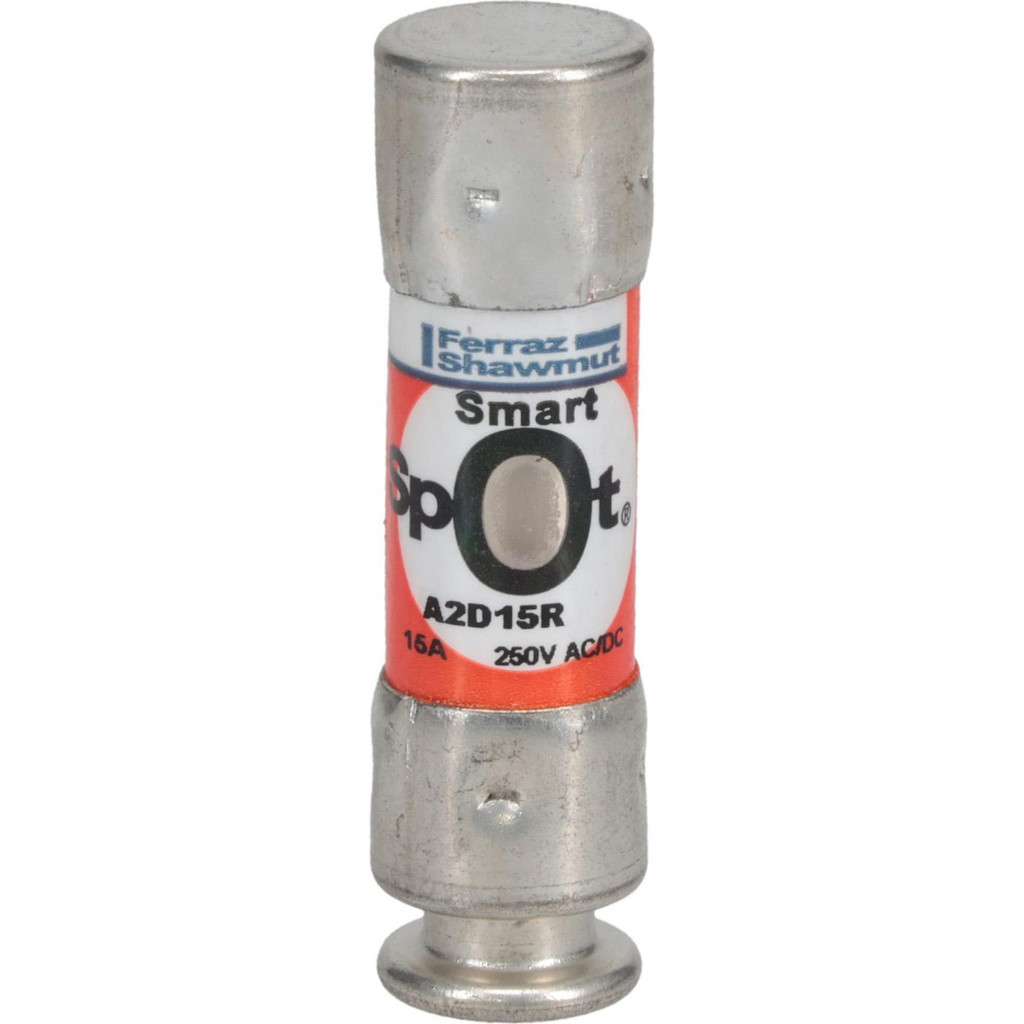 Ferraz Shawmut General Purpose Fuse: Time Delay, RK1, 15 A - 2" OAL, Fiberglass & Polyester | 5-Pack | Part #A2D15R