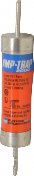 Ferraz Shawmut A2D100R Cylindrical Time Delay Fuse: RK1, 100 A, 27 mm Dia 