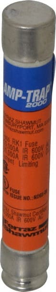 Ferraz Shawmut A6D5R Cylindrical Time Delay Fuse: RK1, 5 A, 127 mm OAL, 21 mm Dia 