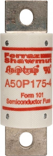 Ferraz Shawmut A50P175-4 Blade Fast-Acting Fuse: 175 A, 3-5/8" OAL, 1.22" Dia Image