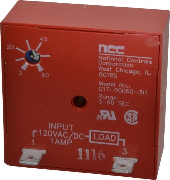 NCC Q1T-00060-311 2 Pin, Time Delay Relay 