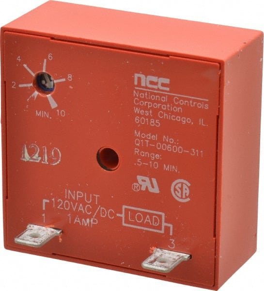 NCC Q1T-00600-311 2 Pin, Time Delay Relay 