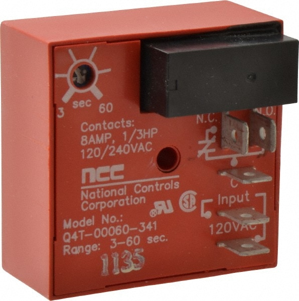 5 Pin, 60 sec, SPDT, Time Delay Relay