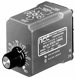 Time Delay Relays; Timer Function: Single Shot ; Minimum Delay (sec.): 0.1000 ; Timer Adjustment Method: Knob ; Contact Amperage (mA): 100 (5 VDC)