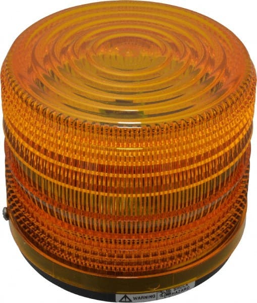 Federal Signal Corp 141ST-012A Strobe Light: Amber, Surface Mount, 12VDC 