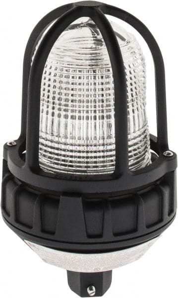 Federal Signal Corp 151XST-120C Strobe Light: Clear, Pipe Mount, 120VAC 
