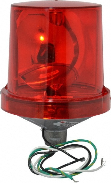 Federal Signal Corp 225-120R 4X NEMA Rated, 120 VAC, 0.22 Amp, 25 Watt, Rotating Beacon Incandescent Light 