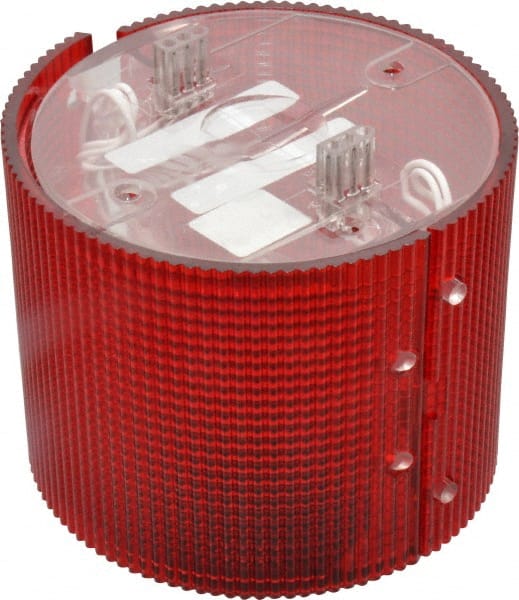 Federal Signal Corp LSL-024R Incandescent Lamp, Red, Flashing and Steady, Stackable Tower Light Module 