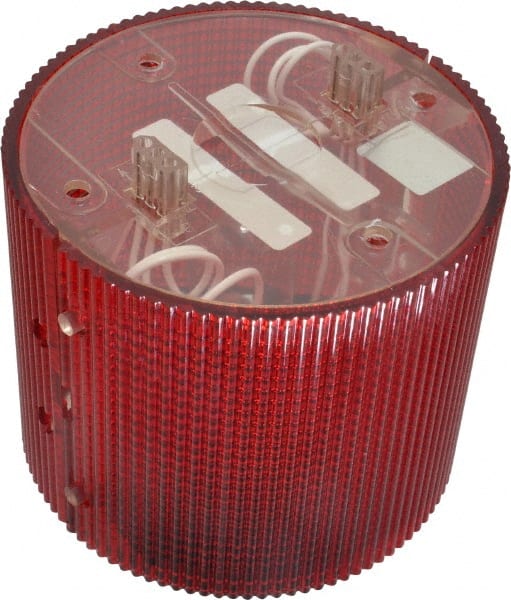 Federal Signal Corp LSL-120R Incandescent Lamp, Red, Flashing and Steady, Stackable Tower Light Module 