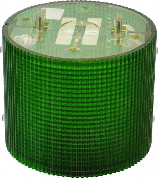 Federal Signal Corp LSL-120G Incandescent Lamp, Green, Flashing and Steady, Stackable Tower Light Module 
