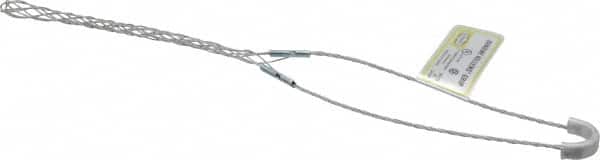 Hubbell Wiring Device-Kellems 73041278 0.43 to 0.56 Inch Cable Diameter, Galvanized Steel, Single Loop Support Grip 