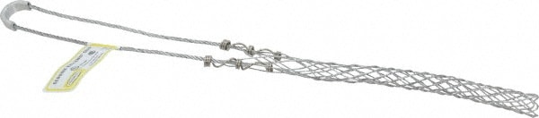 Hubbell Wiring Device-Kellems 73041280 0.73 to 0.85 Inch Cable Diameter, Galvanized Steel, Single Loop Support Grip 