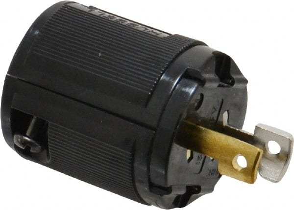 Hubbell Wiring Device-Kellems HBL7465V Locking Inlet: Plug, Industrial, ML-1P, 125V, Black 