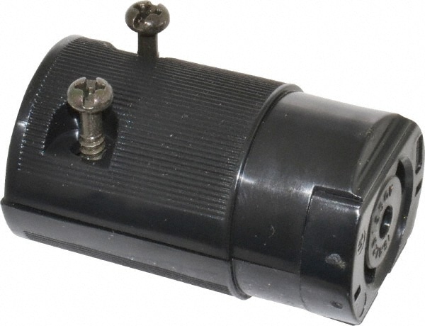 Hubbell Wiring Device-Kellems HBL7484V Locking Inlet: Connector, Industrial, ML-3R, 125 & 250V, Black 