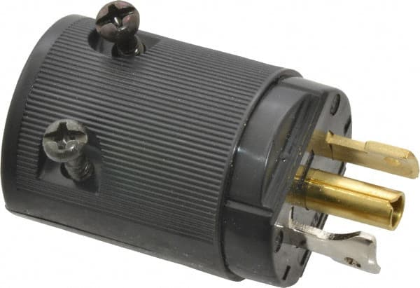 Hubbell Wiring Device-Kellems HBL7594V Locking Inlet: Plug, Industrial, ML-2P, 125V, Black 
