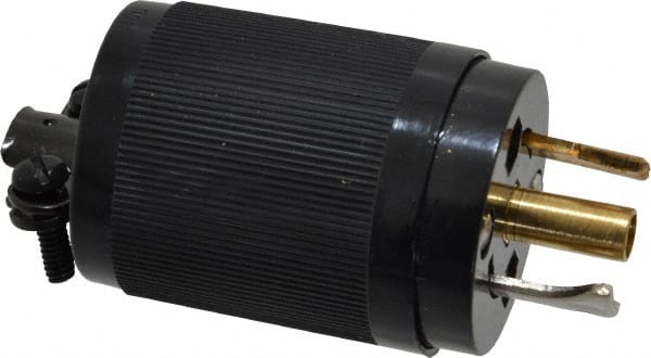 Hubbell Wiring Device-Kellems HBL7594 Locking Inlet: Plug, Industrial, ML-2P, 125V, Black 