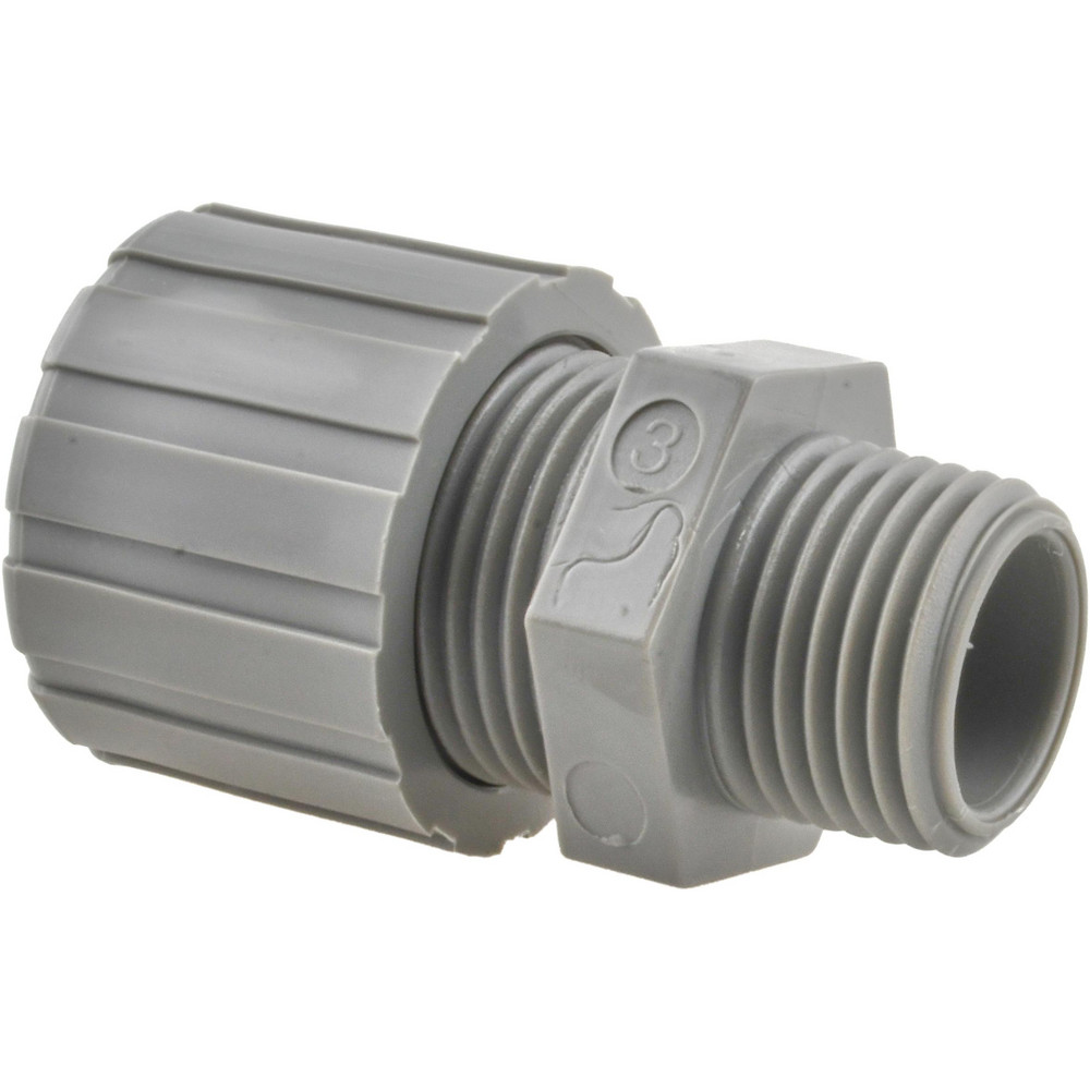 0.38 to 0.5" Liquidtight Straight Strain Relief Cord Grip
